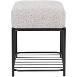 White Label Svetlo siv tabure Milou – | Shoptok.si