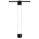 PAULMANN URail Viseća LED svjetiljka Aldan (Neutralno bijelo, Crna mat, Ø x V: 10 x 150 cm, 4.000 K) | shoptok.hr