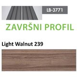 AGT profil Zidni MDF Završni LB-3771-B Light Walnut (239) 2800x38x18mm ( 026-128 ) | ePonuda.com