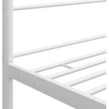  Okvir za krevet s nadstrešnicom bijeli metalni 100 x 200 cm | shoptok.hr