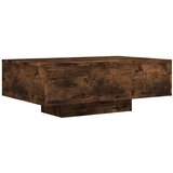  Stolić za kavu s LED svjetlima boja dimljenog hrasta 85x55x31cm | shoptok.hr