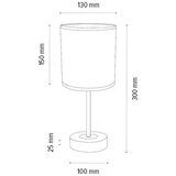  Spot-Light 7017401011553 - Stona lampa BENITA 1xE27/60W/230V hrast | Eponuda.com