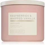 Bath & Body Works Raspberry & Whipped Vanilla dišeča sveča 411 g
