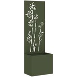  Privatnost u vrtu Cvjetni Maslinovo zelena 50 x 150 cm | shoptok.hr