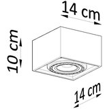 Sollux SL.0915 - Plafonsko svetlo QUATRO AR111 1xGU10/40W/230V buk | Eponuda.com