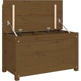  Klupa smeđa boja meda 80x41x77 cm od masivne borovine | shoptok.hr