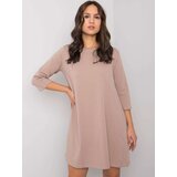 RUE PARIS Dress-RV-SK-7321.70-dark beige Cene