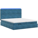  Krevet od pjene s madracem i LED-om Tamno plava 160 x 200 cm | shoptok.hr