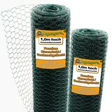 Aquagart 60 m šesterokotna mrežna ograja za piščance zajčja žica zajčja mreža zelena zajčja žica 100 cm, (22075959) | Shoptok.si