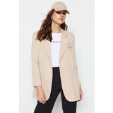 Trendyol Jacket - Beige - Oversize Cene