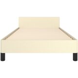  Okvir za krevet s uzglavljem krem 80 x 200 cm od umjetne kože | shoptok.hr
