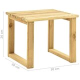  Vrtni ležalnik z mizico in blazino impregnirana borovina - - Siva - 45.85 - N/A - 2025--Uvoz_4 | Shoptok.si