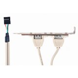 Gembird CCUSBRECEPTACLE double USB receptacles on bracket 25cm | ePonuda.com