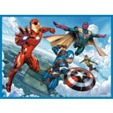 Puzzle 2in1 + memos Heroes in action Marvel The Avengers Trefl 93333 | shoptok.hr
