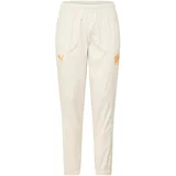 Puma Športne hlače 'OM Prematch' svetlo bež / oranžna / naravno bela