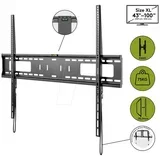 Tv pro fixed xl 109cm-254cm (43-100) stenski nosilec za tv