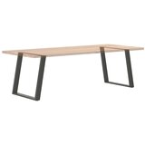 vidaXL Noge za blagovaonski stol u obliku slova U 2 kom antracit | shoptok.hr