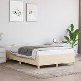 The Living Store Posteljni okvir krem 120x200 cm blago - Posteljni Okvir, (21523128) Cene