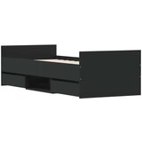  Kreveta s uzglavljem i podnožjem crni 75 x 190 cm | shoptok.hr