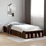 Maison Chic Posteljni okvir - Enojna postelja - Postelja za odrasle rjav hrast 90x190 cm inženirski les-J8884, (21769099) | Shoptok.si