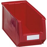 mauser odprta skladiščna posoda iz polietilena, dxšxv 350 x 210 x 200 mm, rdeča, de 10 kosov | Shoptok.si