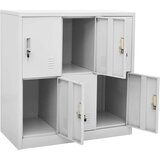 vidaXL ormarić s ključem svjetlosivi 90 x 45 x 92,5 cm čelični | shoptok.hr