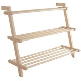 Jotex Viseći stalak za cipele od masivnog bora u svijetloj prirodnoj boji 80x65x42 cm Eddison – Cijene