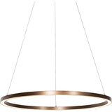 QAZQA Professional Bronasta viseča svetilka 80 cm z LED 3-stopenjsko zatemnitvijo - Girello Cene