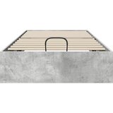  Otomanski krevet Betonsko Siva 90 x 200 cm Konstrukcijsko drvo | shoptok.hr