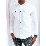 DStreet Men's White Denim Shirt cene