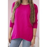Kesi Sweater with fuchsia-colored front pockets | Shoptok.si