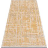 RugsX Preproge Preproga AKRIL VALS 3236 Abstrakcija rumeno / 70x140 cm Rumena | Shoptok.si