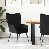  Stolica za opuštanje crna od tkanine | shoptok.hr