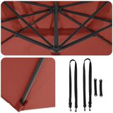 Suncobran Terakota 351 x 250 x 260 cm Poliester i aluminij | shoptok.hr