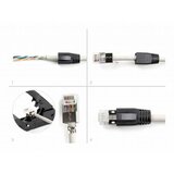 Delock RJ45 Modular Plug with strain relief Cat.6A, Cat.7 and bend protection boots 25 pcs set | shoptok.hr
