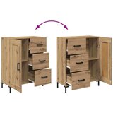  Kreveta hrast artisan 69.5 x 34 x 90 cm Konstruirano drvo | shoptok.hr