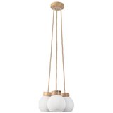  Visilica na sajli LOOMIS 3xE27/15W/230V 83 cm bež/hrast | Eponuda.com
