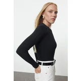 Trendyol Black Basic Furry Knitted Sweater