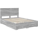  Krevetna konstrukcija s ladicama Siva Sonoma 140 x 190 cm | shoptok.hr