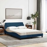  Krevet s madracem Dover plavi 140x200 cm od tkanine | shoptok.hr