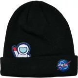 MT Accessoires NASA Embroidery Beanie Kids black