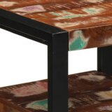vidaXL Set namještaja za kupaonicu 2 pcs Smeđa masivno obnovljeno drvo | shoptok.hr