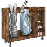 Golf ormar s kotačem Jednobojno Dimljeni hrast 120 x 45 x 98 cm | shoptok.hr