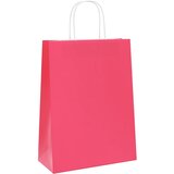  Papirnate vrećice 50 kom s ručkama ružičaste 26x12x35 cm | shoptok.hr