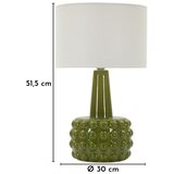 Mauro Ferretti Bijela/zelena stolna lampa keramička s tekstilnim sjenilom (visina 51,5 cm) Gress – | shoptok.hr