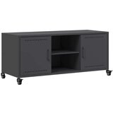 vidaXL TV ormarić crni 100,5x39x43,5 cm hladno valjani čelik | shoptok.hr
