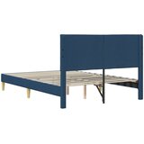  Krevetna konstrukcija s uzglavljem Plava 160 x 200 cm Tkanina | shoptok.hr