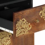 vidaXL 3-delni komplet kopalniškega pohištva iz trdnega mangovega lesa | Shoptok.si