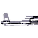  Ročno izdelana slika POP Art Kalashnikov 3-delna (pop art) | Shoptok.si