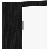  LED ogledalo za kupaonicu crni ormar od hrastovine 60x12x45 cm drvo | shoptok.hr